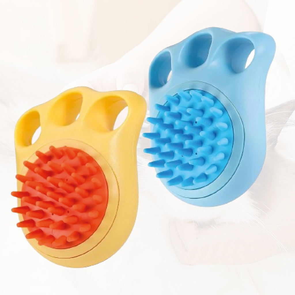 Cepillo de CHAMPÚ Premium para Mascotas ✨🐕🐈 (Colores variados)