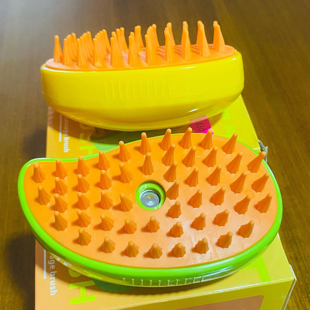 ¡ELIMINA EL 99% DEL PELO SUELTO! 💨🐾 Cepillo de Vapor Quitapelos Patitas 3 en 1 ✨