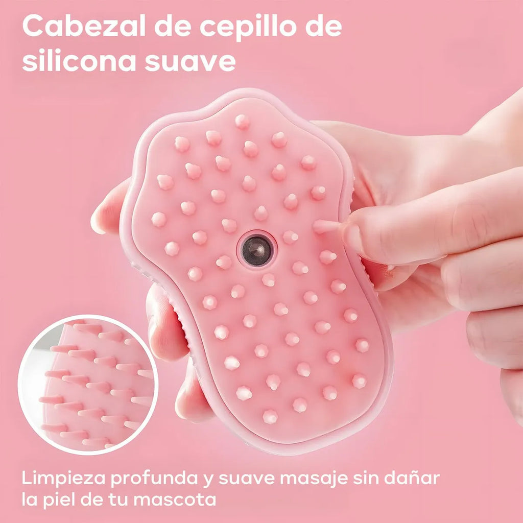 💨 PATITAS | Cepillo de Vapor Quitapelos Pro Rosa ⚡🐾