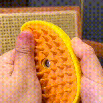 ¡ELIMINA EL 99% DEL PELO SUELTO! 💨🐾 Cepillo de Vapor Quitapelos Patitas 3 en 1 ✨